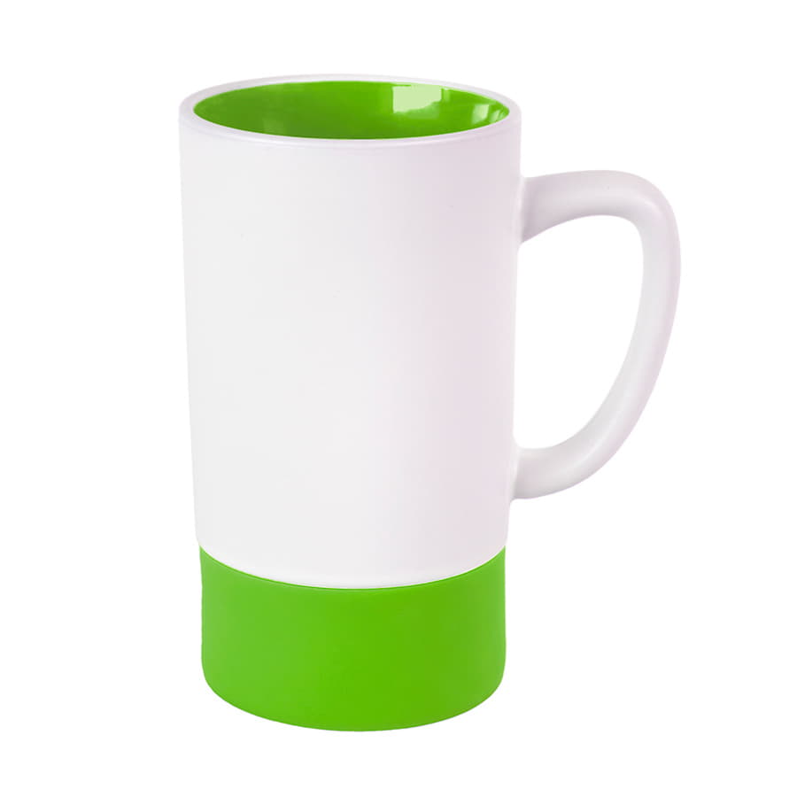 Кружка FUN 2, белый, зеленое яблоко-4