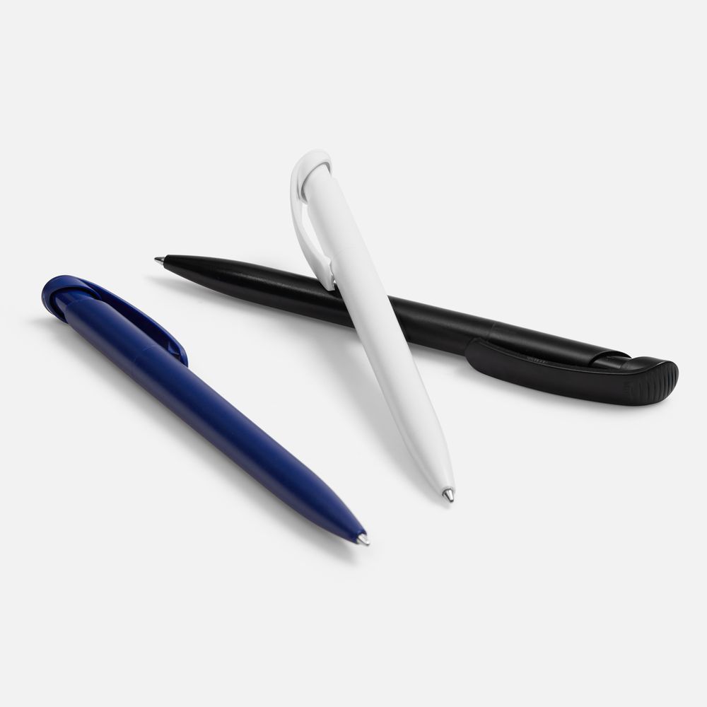Ручка шариковая Clear Solid, черная-3
