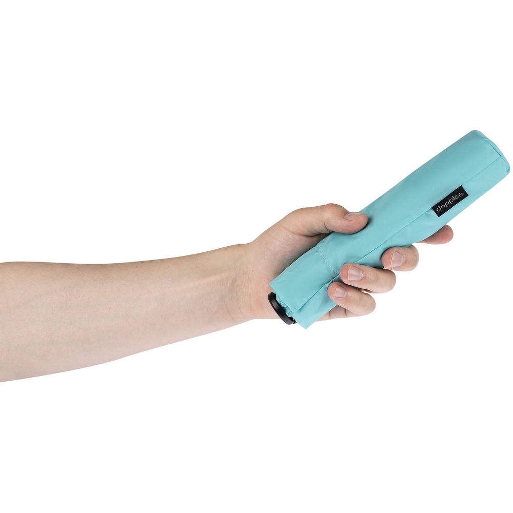 Зонт складной Zero 99, голубой-3