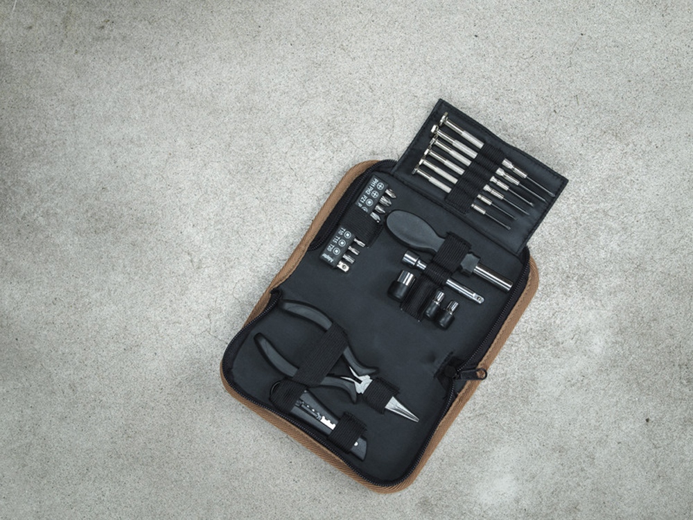 Набор инструментов Spike из переработанной пластмассы, 24 предмета - Натуральный-5