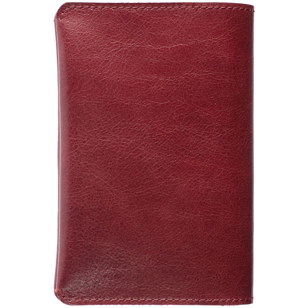 Обложка для паспорта Apache, ver.2, темно-красная-1
