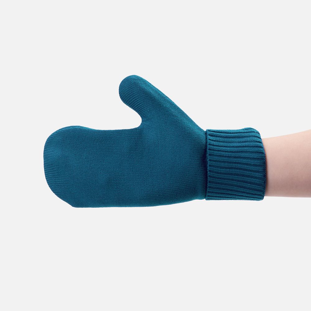 Варежки Yong, темно-синие (морская волна)-2