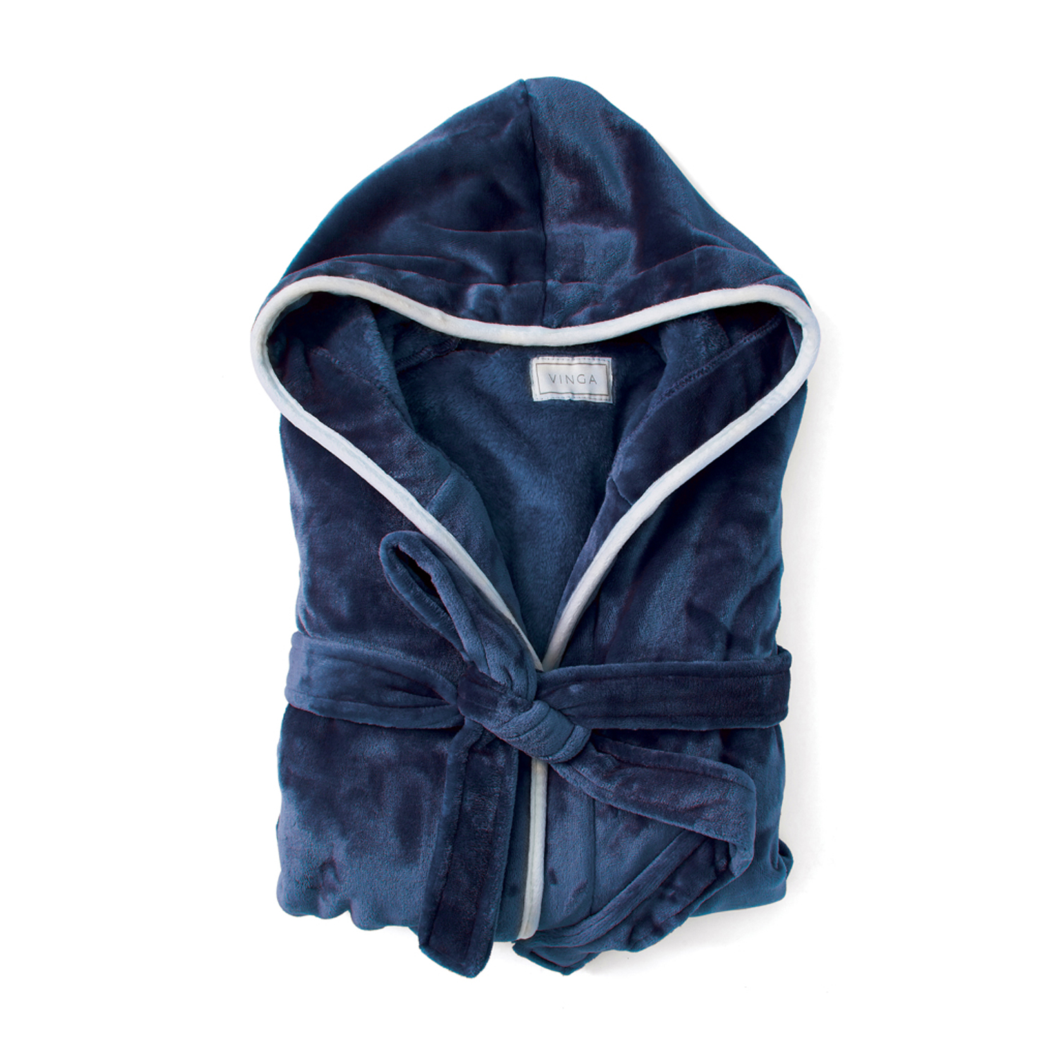 Банный халат VINGA Louis из rPET GRS, L-XL, унисекс, 350 г/м²-0