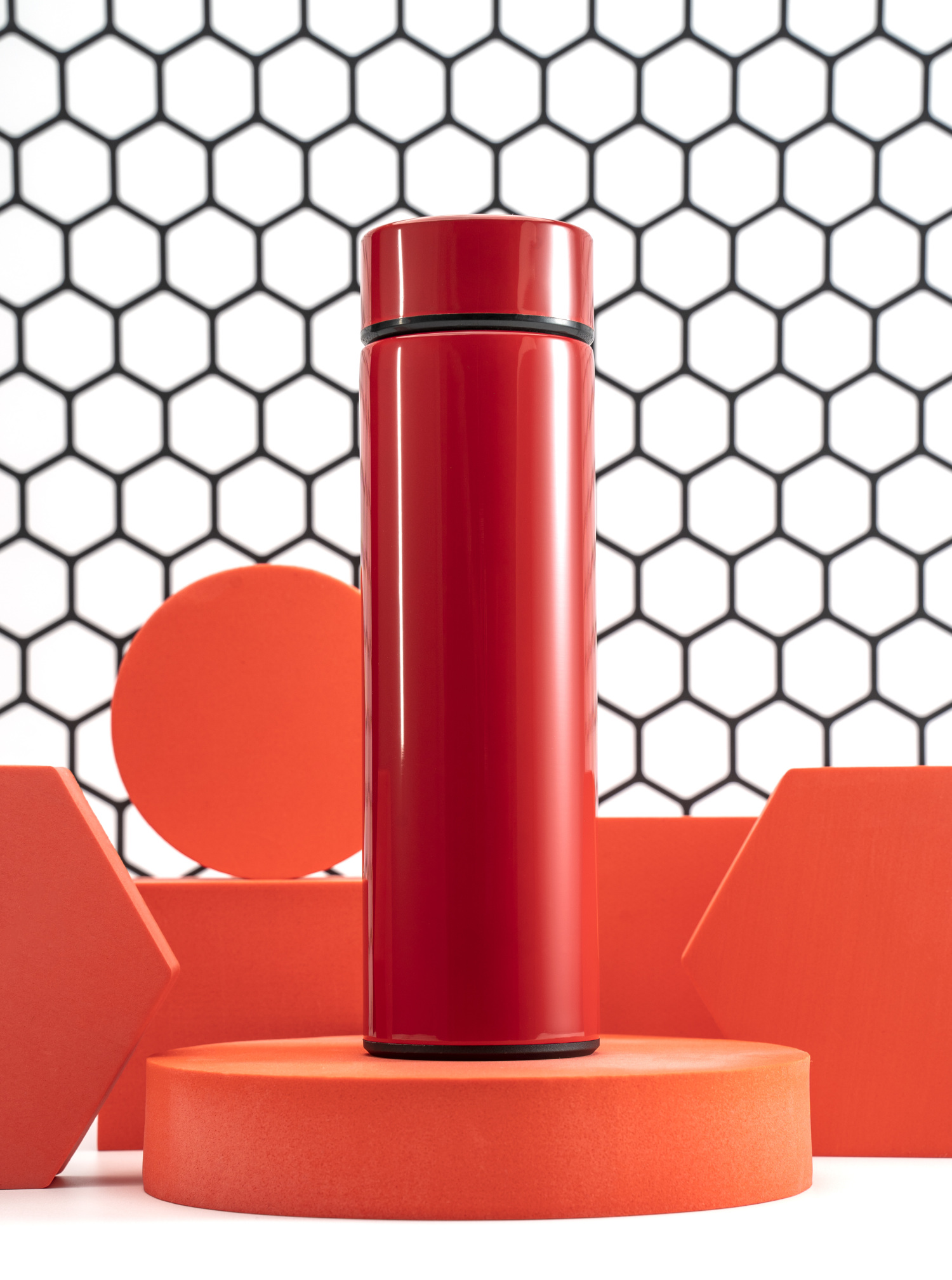 Термос Reactor с датчиком температуры (красный)-4