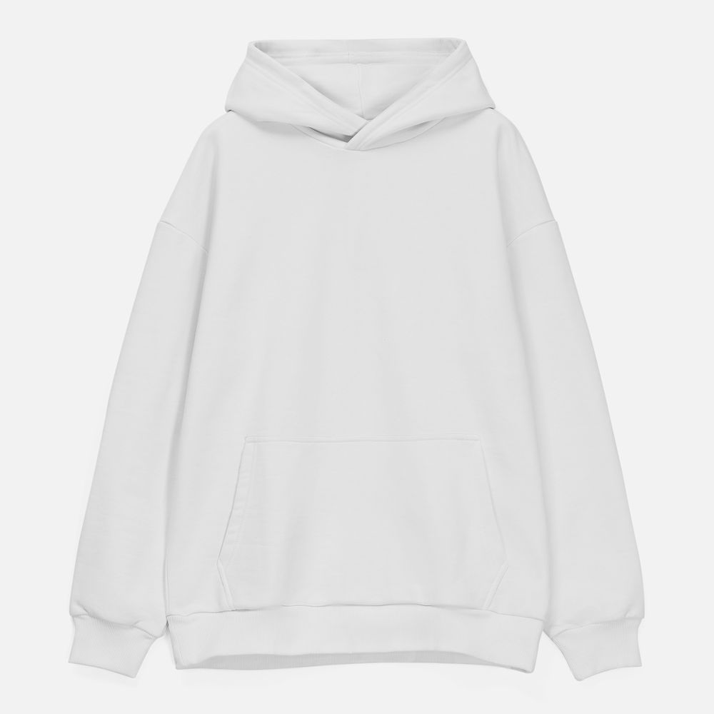 Худи унисекс оверсайз Daylero, белое-1