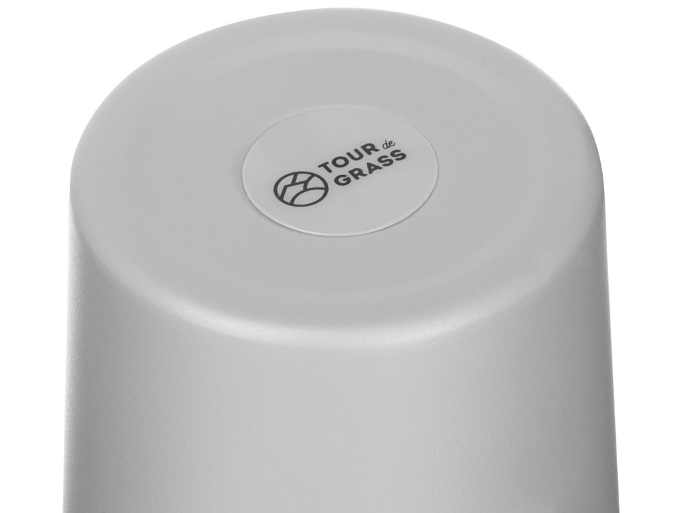 Стальная кружка с двойными стенками и порошковым покрытием Tibet, серый-2