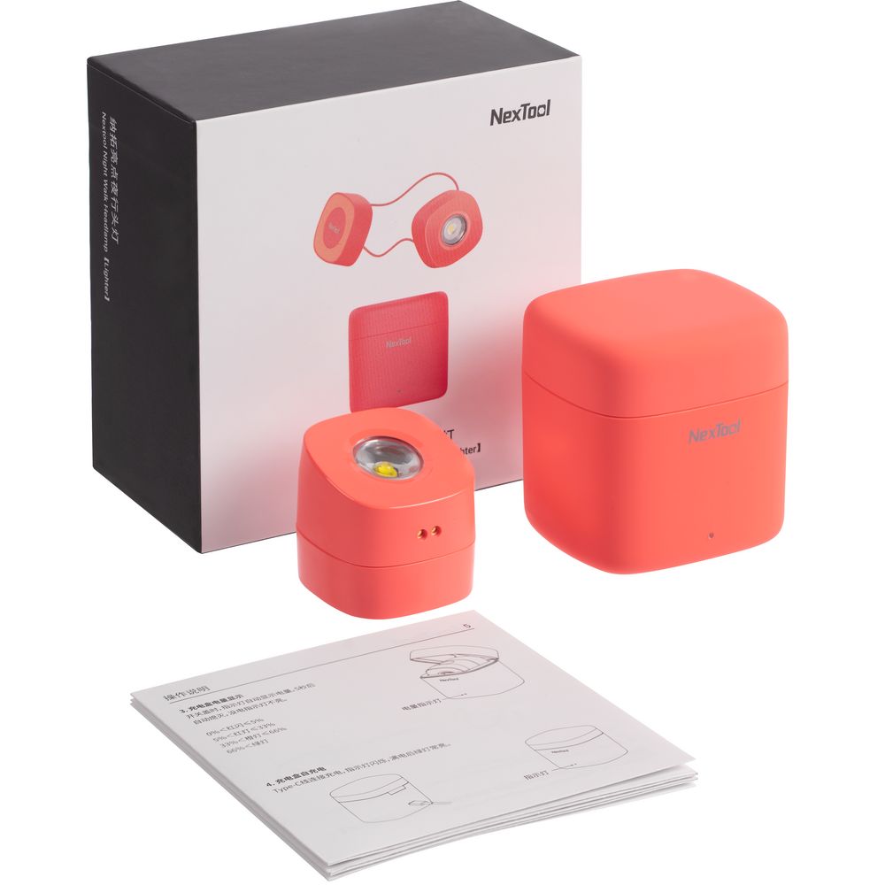 Налобный фонарь Night Walk Headlamp, оранжевый-2