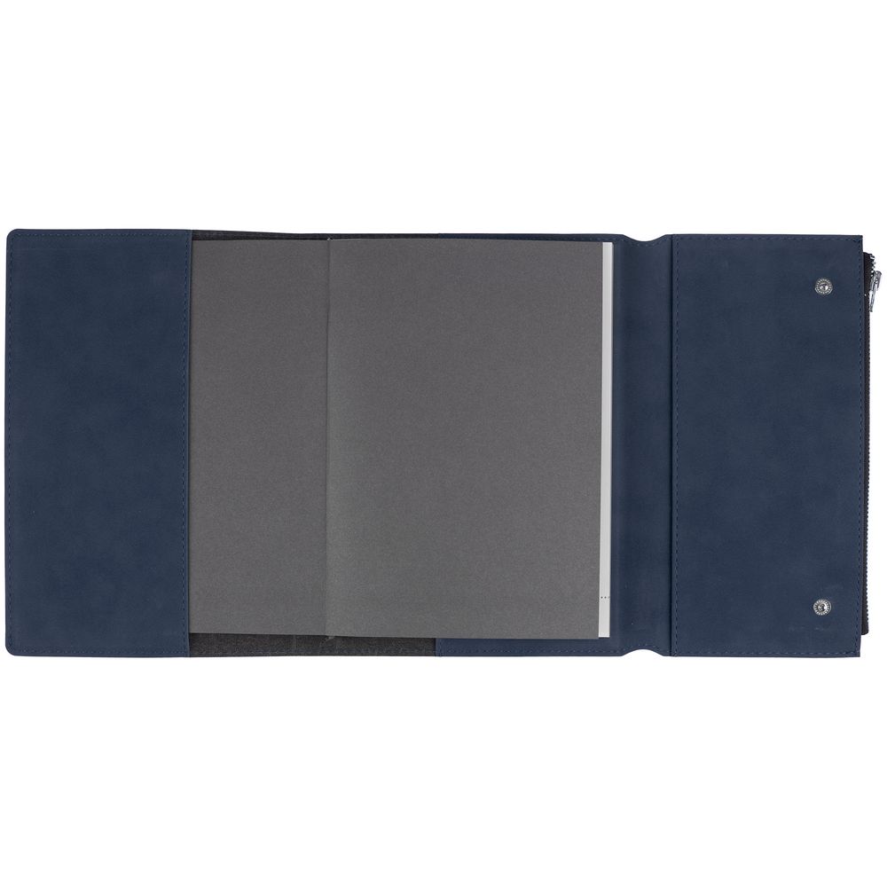 Ежедневник Grace на заказ, недатированный, темно-синий-3