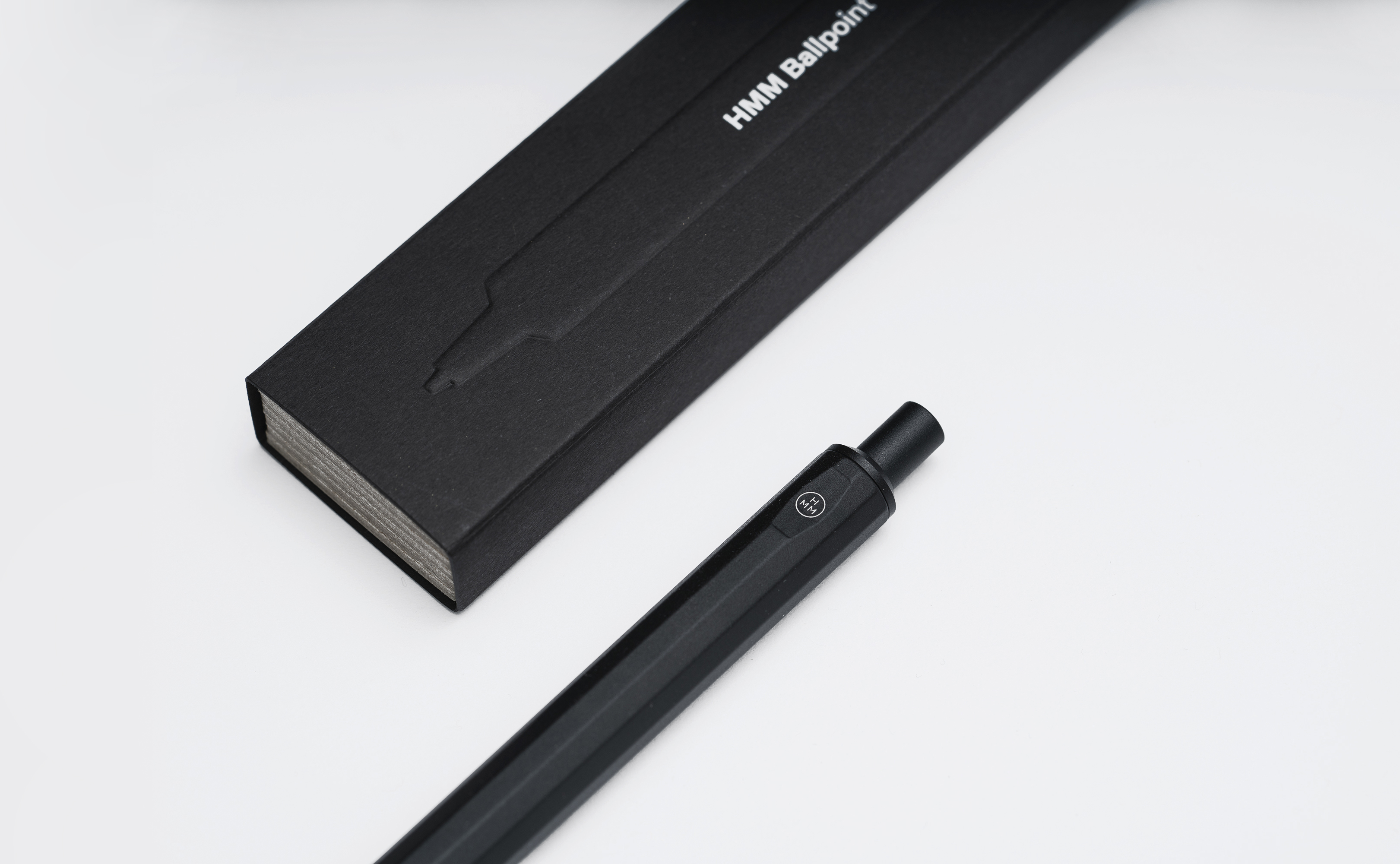 Шариковая ручка BALLPOINT BLACK черная-4