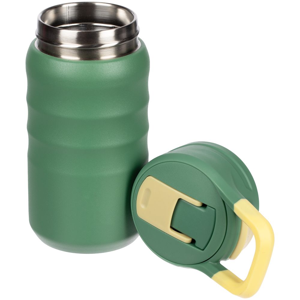 Термобутылка Fujisan 2.0 без логотипа, зеленая-4