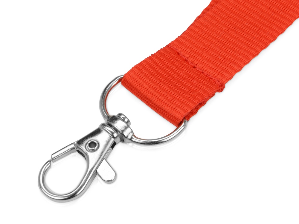 Ланьярд с карабином и замком безопасного разрыва, красный-1