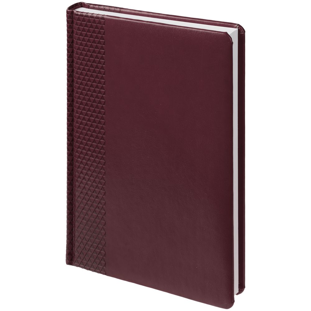 Ежедневник Prizma, недатированный, бордовый-0