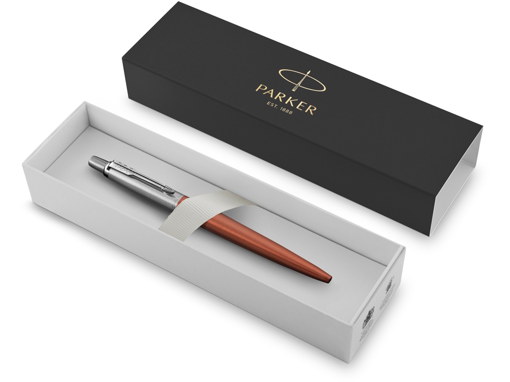 Шариковая ручка Parker Jotter Essential, Chelsea Orange CT, стержень: Mblue-1