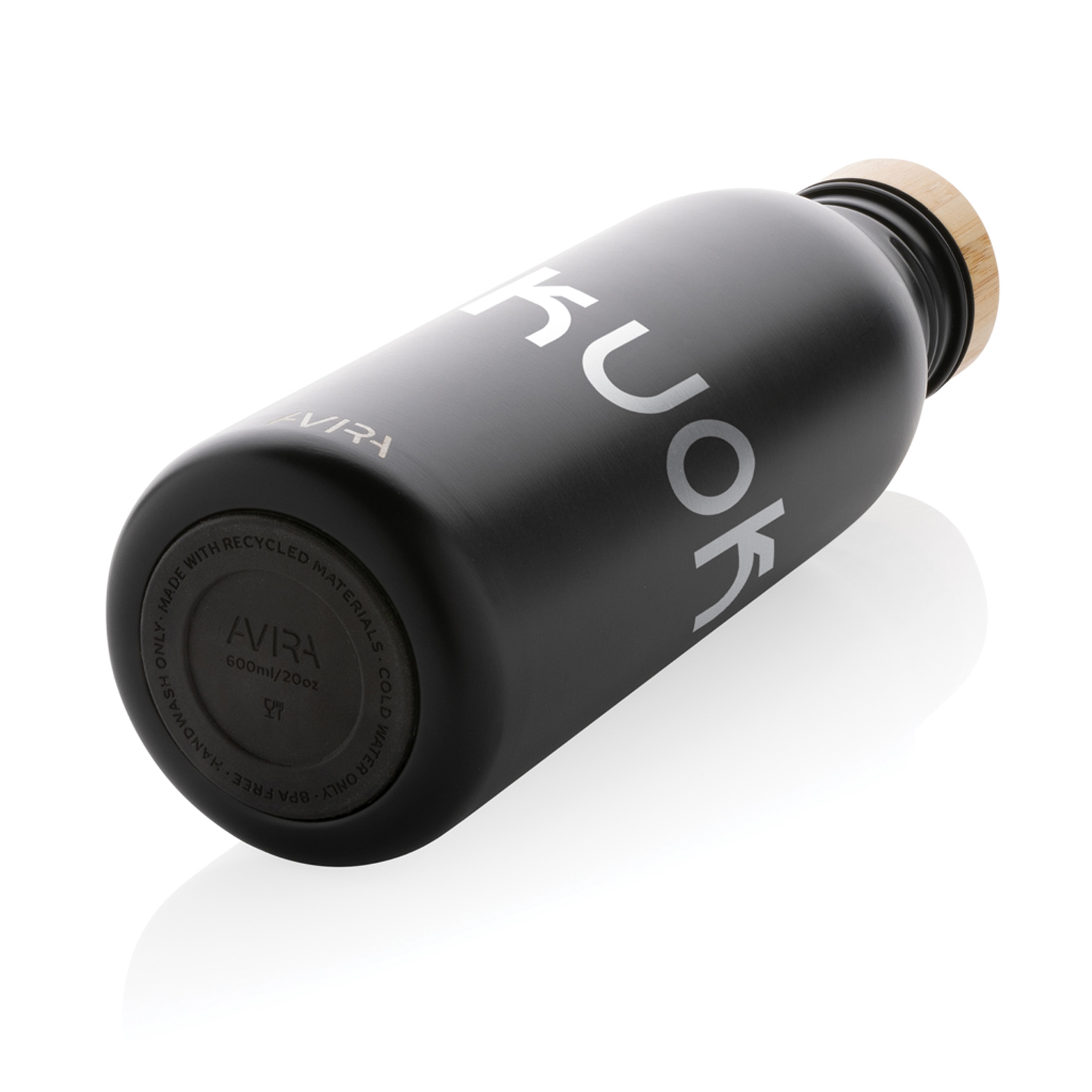 Бутылка для воды Avira Alcor из переработанной стали RCS, 600 мл-8