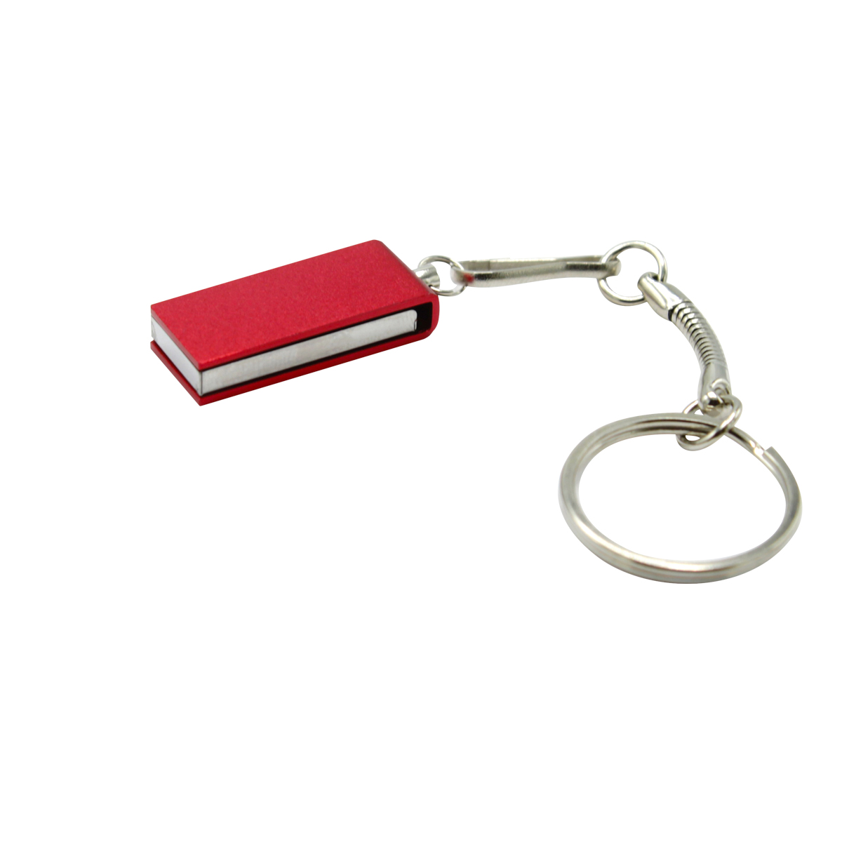 Флешка Slim 16 Гб в футляре, Красный-1