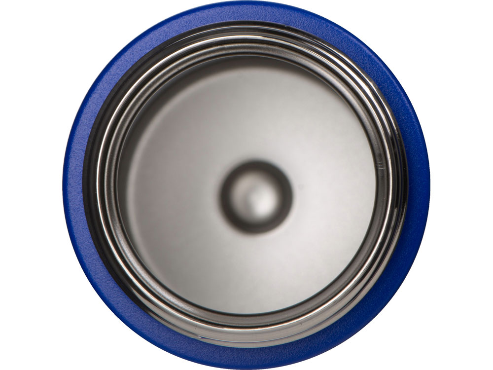 Вакуумная термокружка Waterline с медной изоляцией Bravo, 400 мл, тубус, синий-7