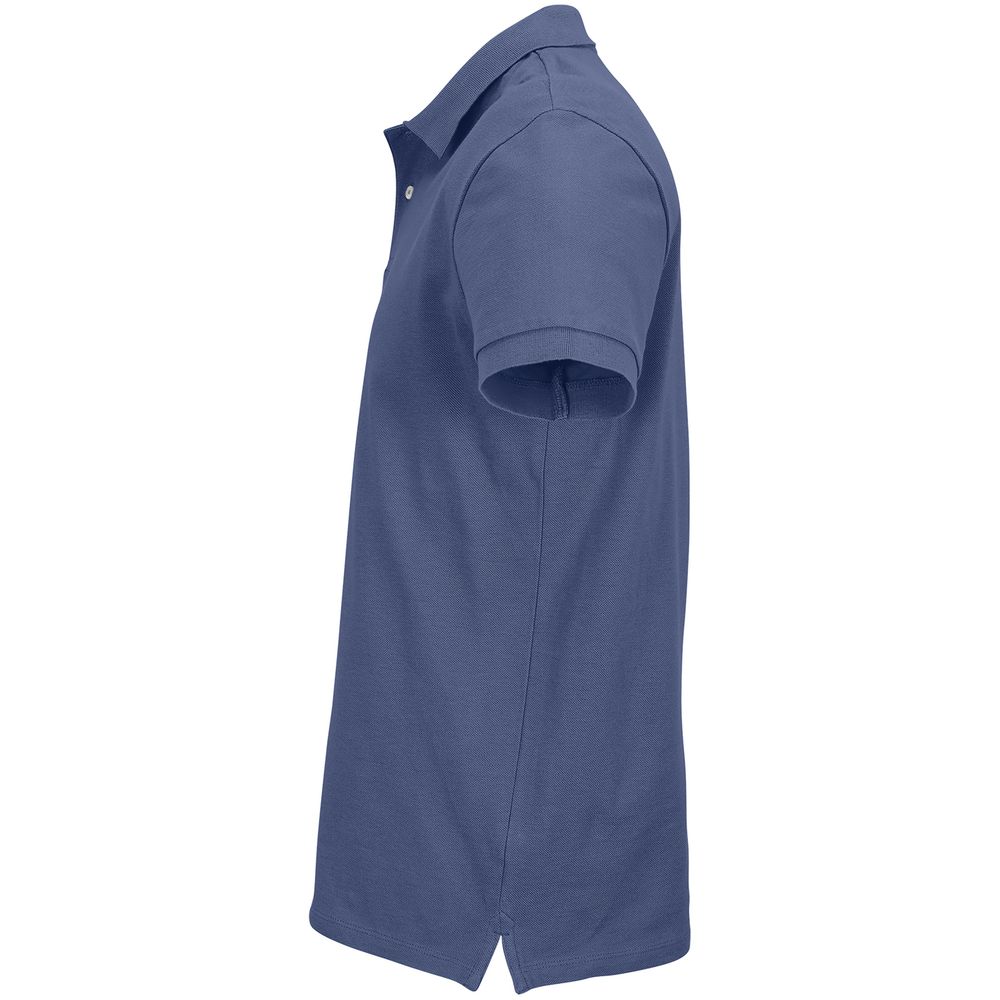Рубашка поло унисекс Pacific, синяя (джинс)-3