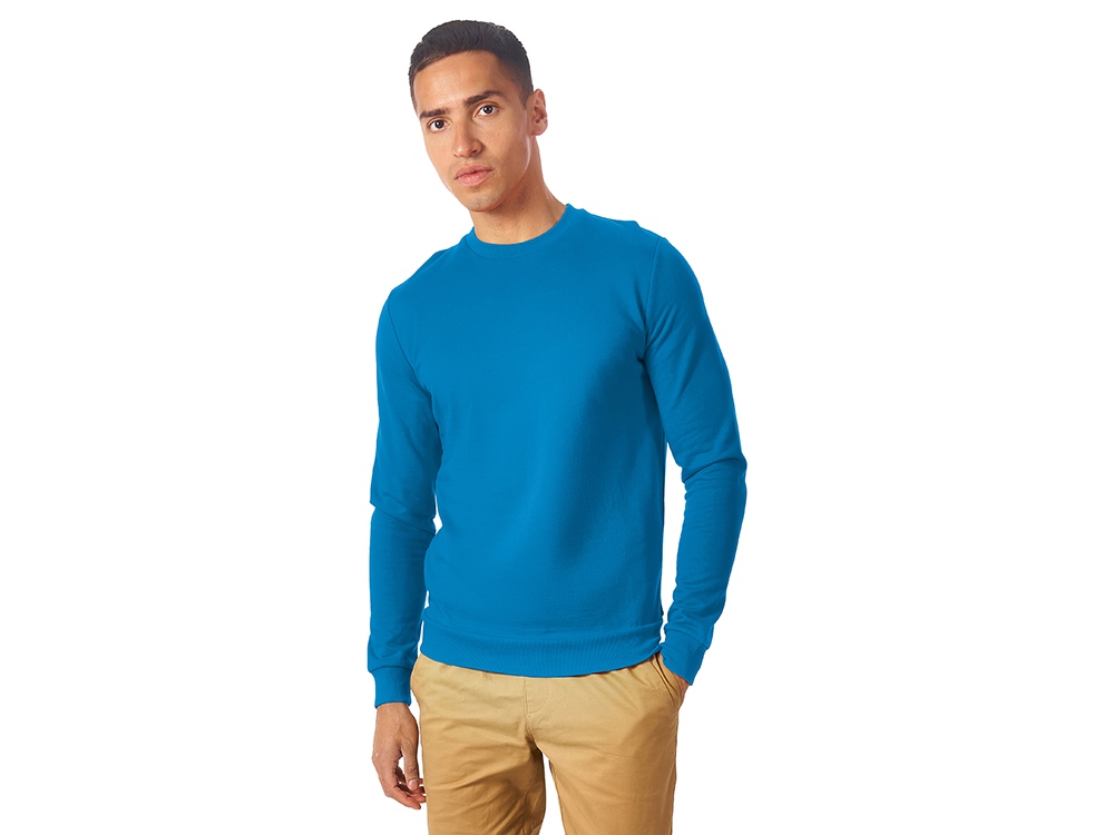 Свитшот Motion унисекс с начесом, голубой-1