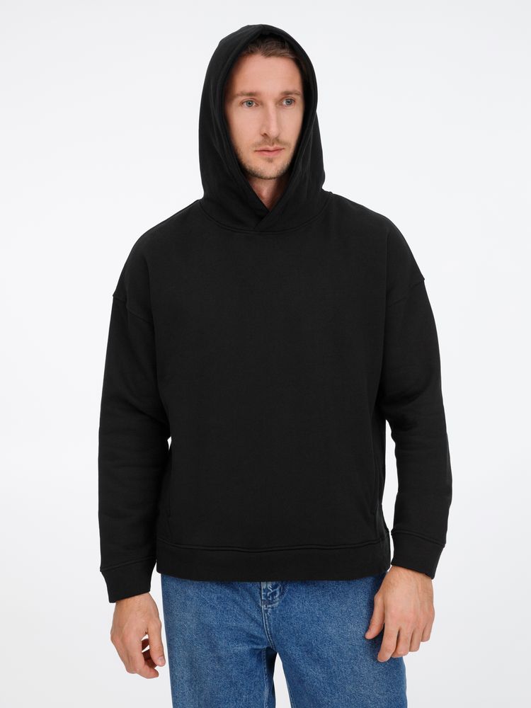 Худи оверсайз унисекс Tolla, черное-11