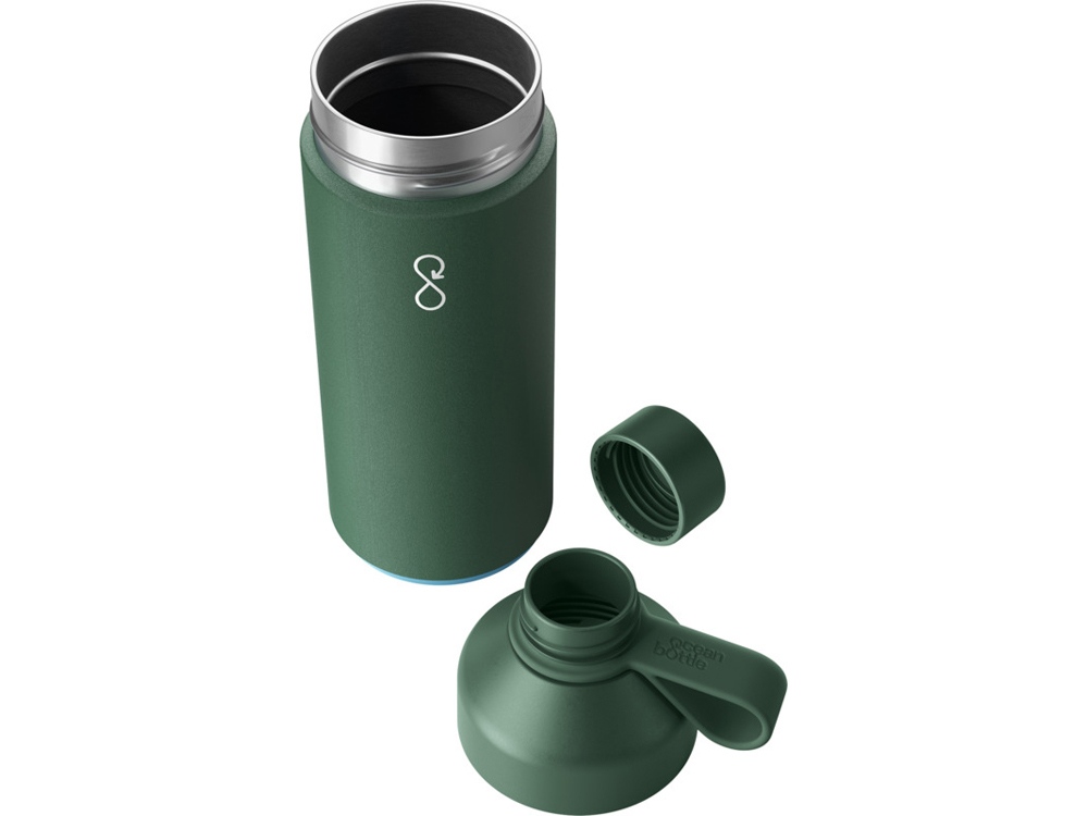 Бутылка для воды Big Ocean Bottle объемом 1000 мл с вакуумной изоляцией, зеленый-2