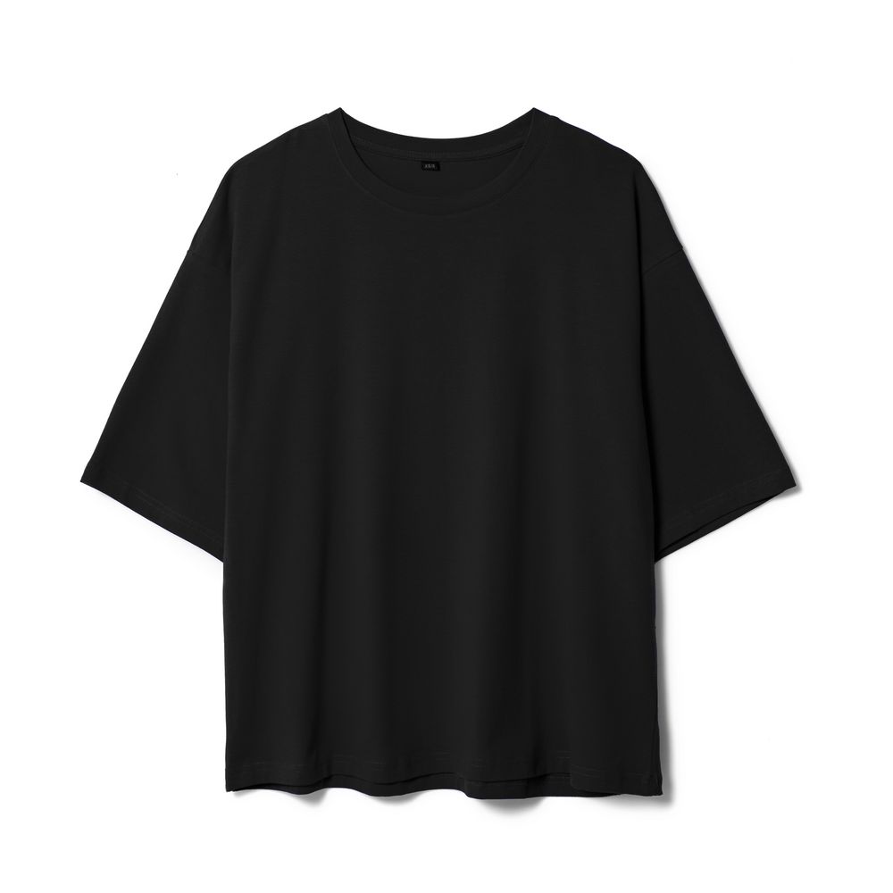 Футболка унисекс оверсайз Street Vibes, черная-1