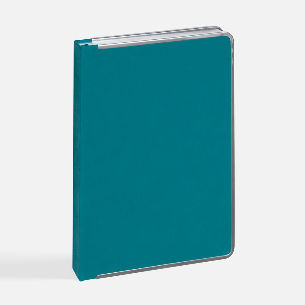 Ежедневник Metal Frame на заказ, датированный, бирюзовый-1