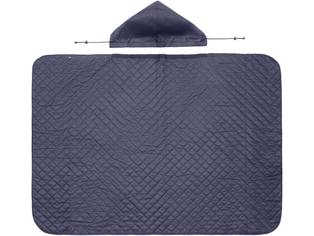 Пончо Cappy с капюшоном на липучке в мешке, темно-синий-8