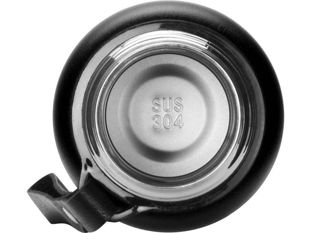 Вакуумный термос Story c покрытием powder, тубус, черный-7