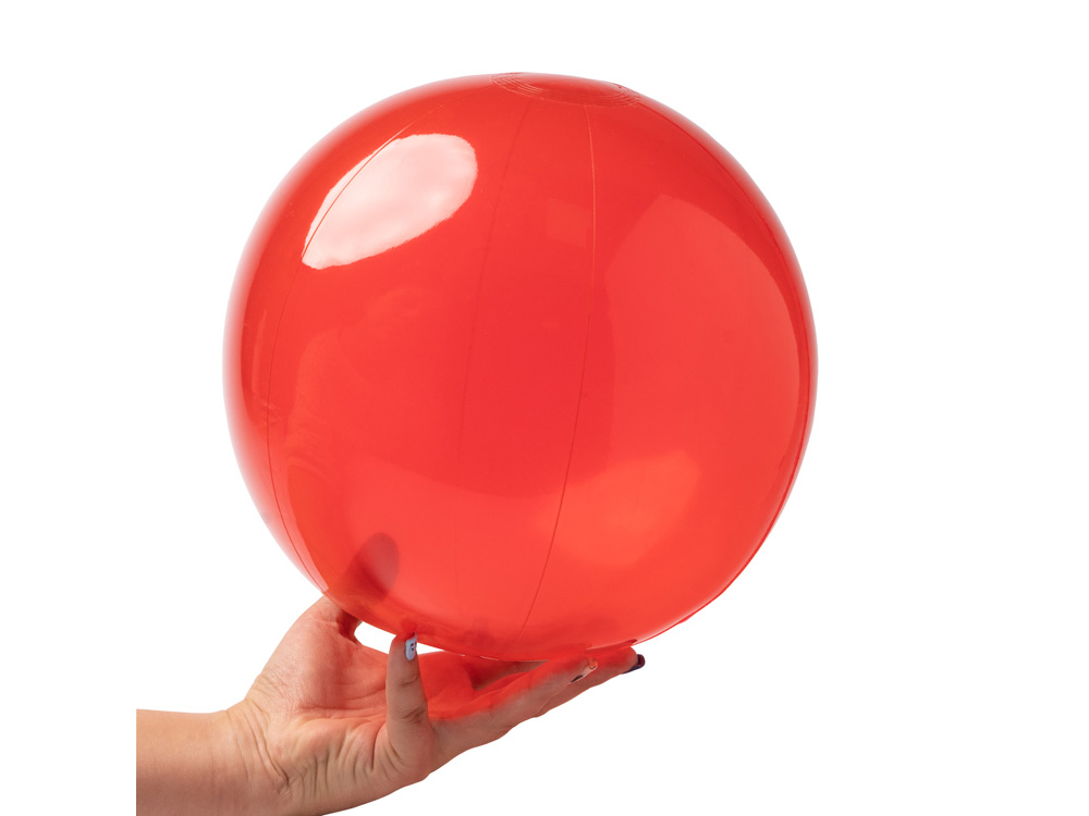 Надувной пляжный мяч Kipar, красный-5