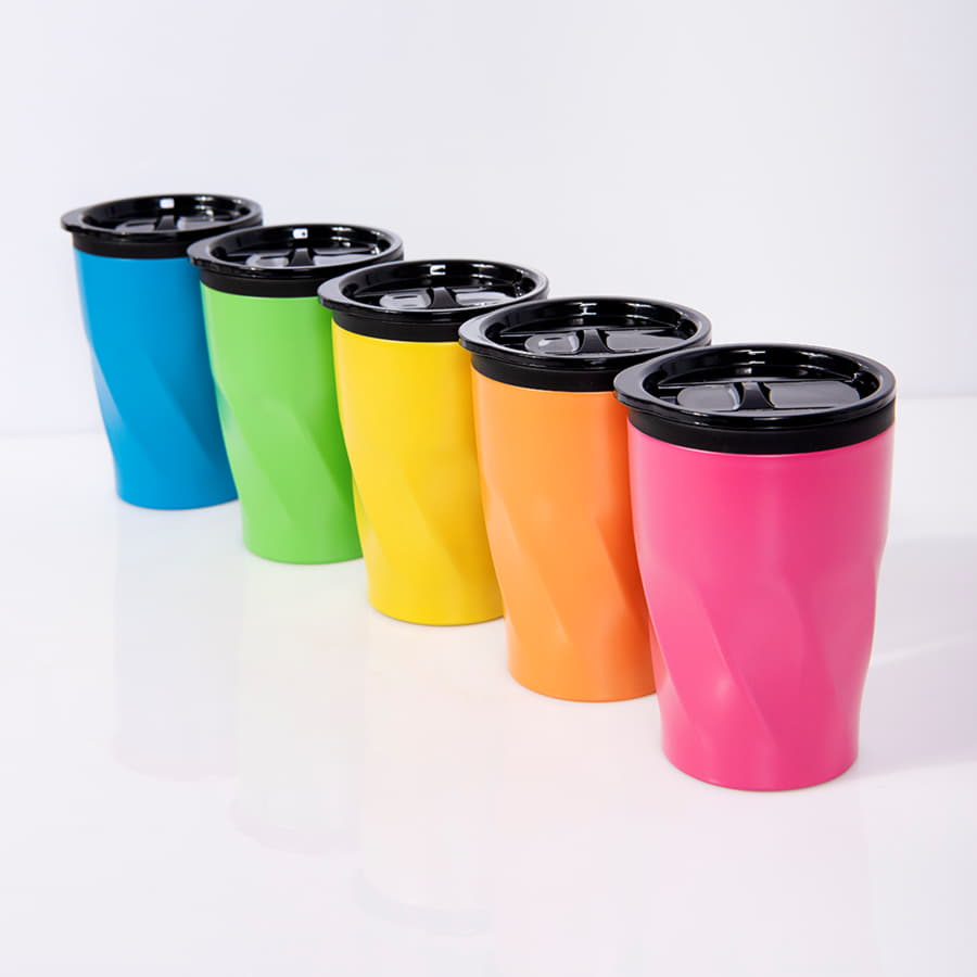 Термокружка NEON, 350мл, оранжевый-4