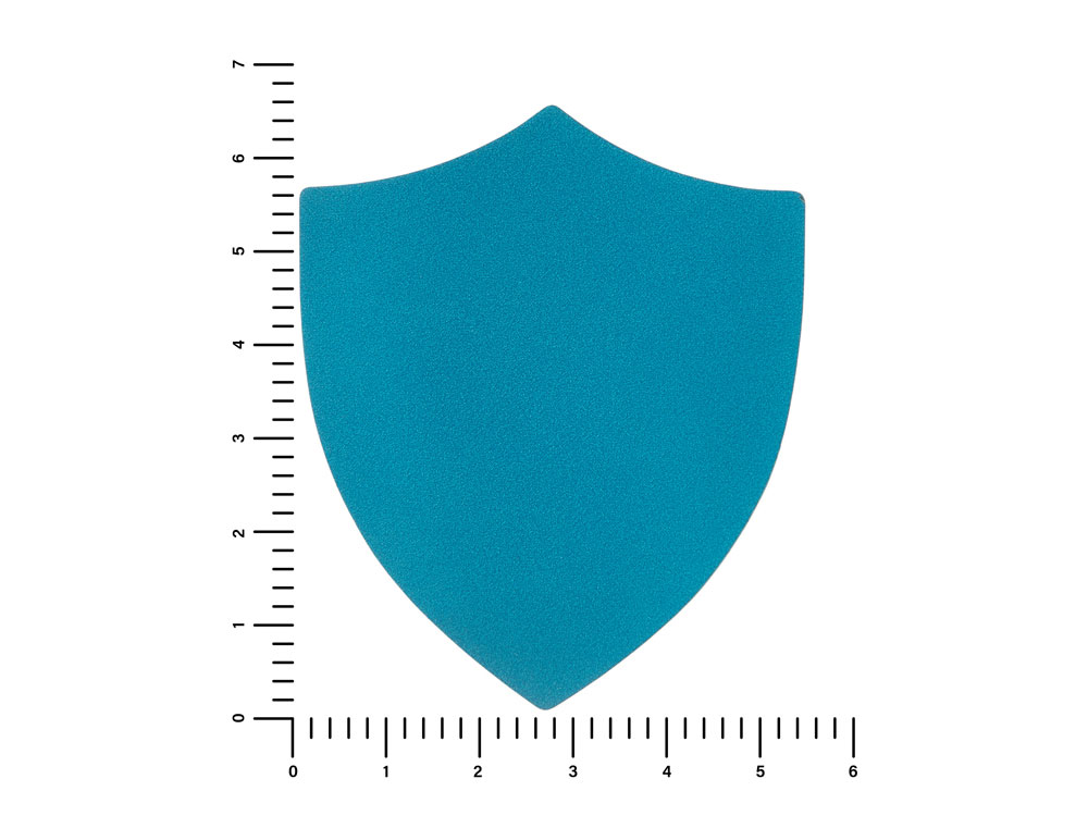 ПАТЧ ЩИТ nubuk (голубой) 6,6 х 5,5 см-1