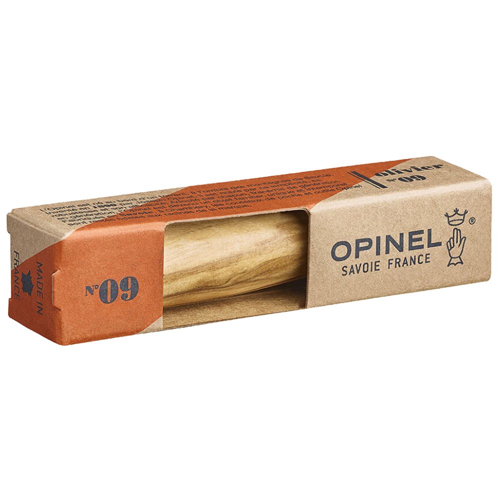 Нож Opinel No 9, оливковое дерево-1