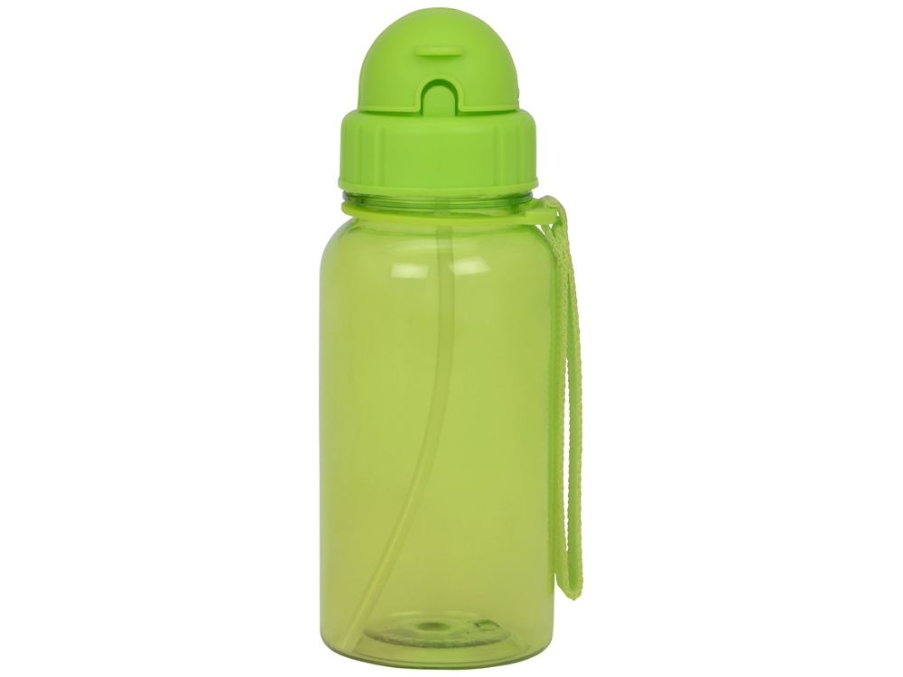 Бутылка для воды со складной соломинкой Kidz 500 мл, зеленое яблоко-3
