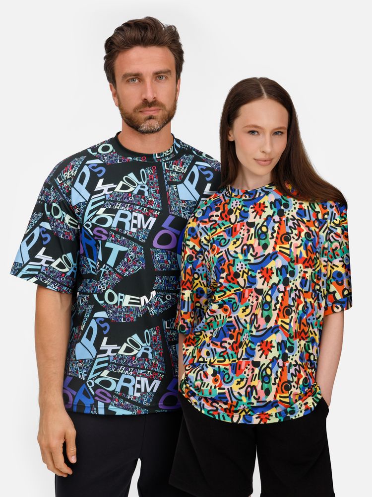 Футболка из бифлекса Morfiss с полной запечаткой на заказ-0