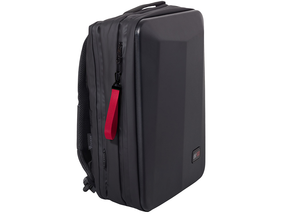 Ремувка с черным карабином Summit, 2 см, красный/черный-2