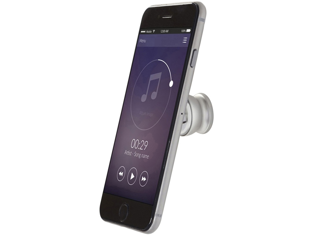 Поворотный магнитный держатель телефона Mount, серебристый-4