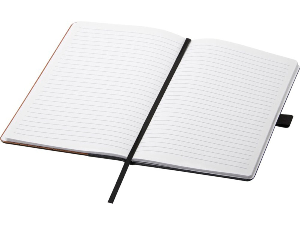 Блокнот A5 Note с обложкой из бамбука, натуральный-3