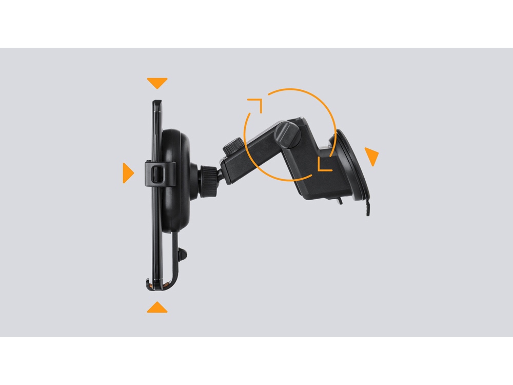 Беспроводное зарядное устройство  Rombica NEO Clip, черный-5