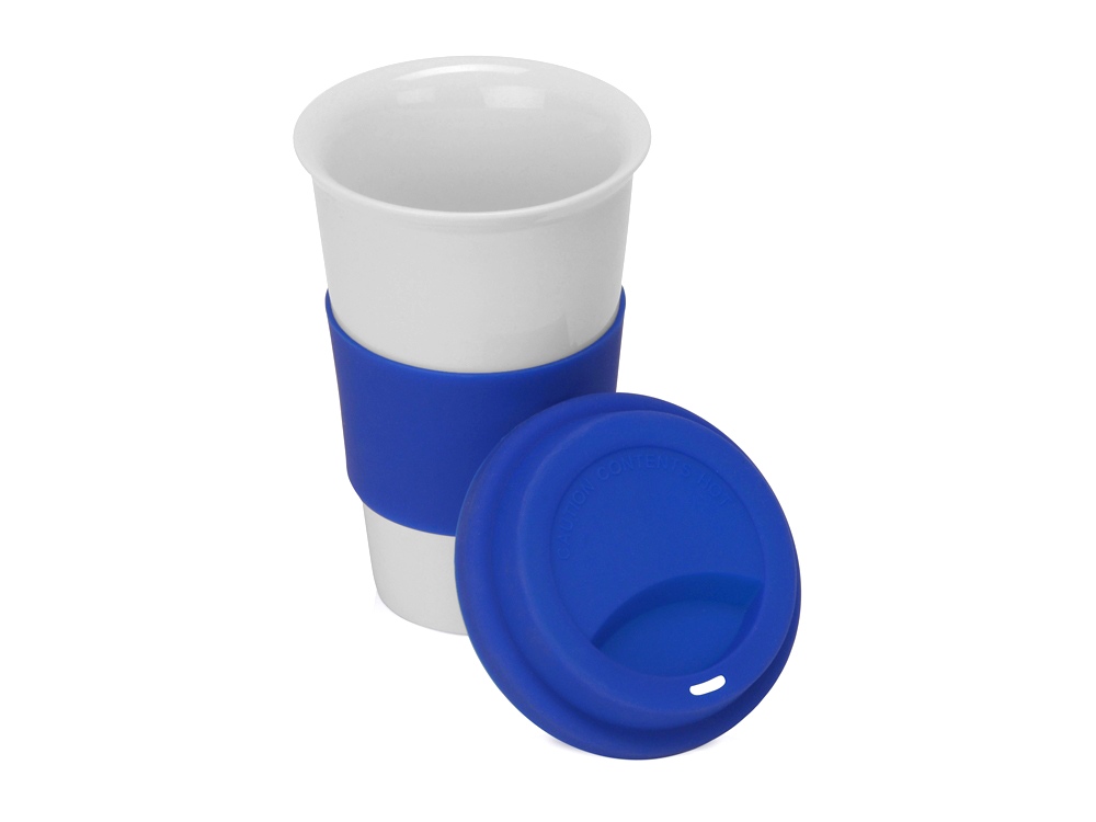 Фарфоровая кружка с двойными стенками Toronto, 300 мл, синий-1