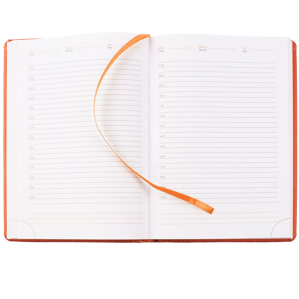 Ежедневник Prizma, недатированный, оранжевый-2
