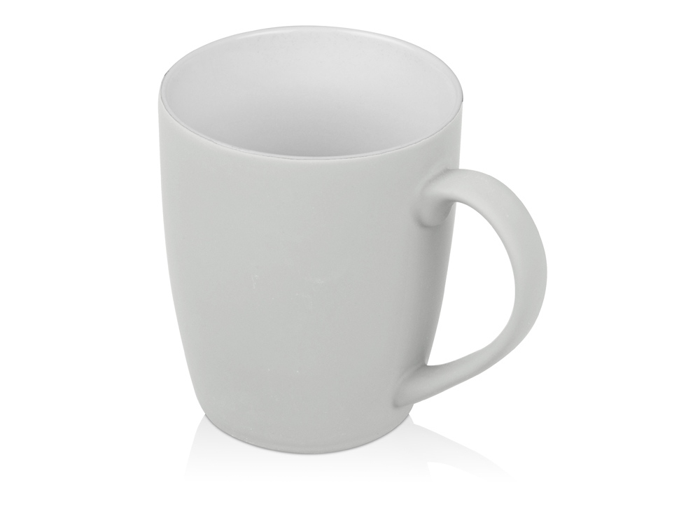 Кружка с покрытием soft-touch Tulip Gum, светло-серый NEW 420C-0