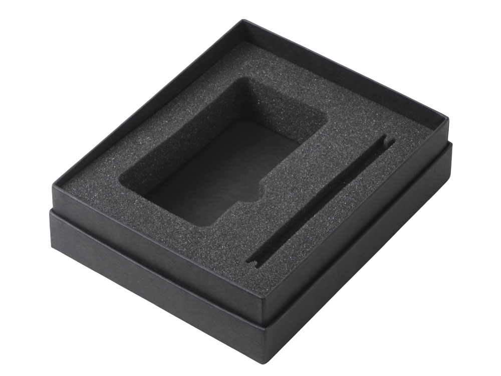 Подарочный набор c ручкой и повербанком 10000 mAh, серый-2