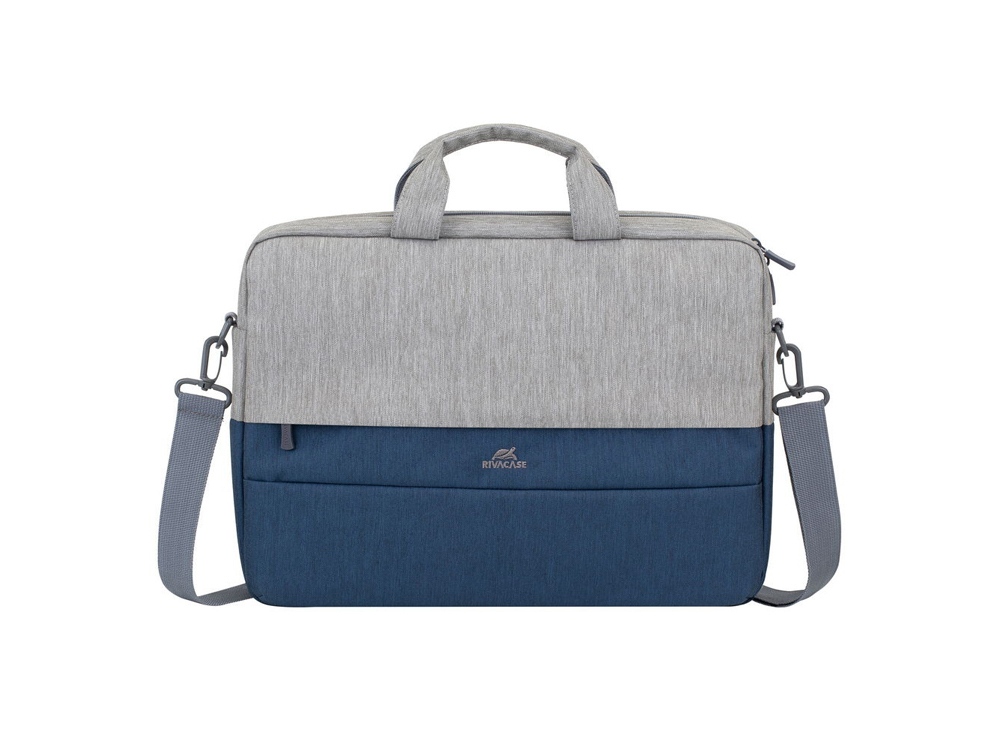 RIVACASE 7532 grey/dark blue сумка для ноутбука 15.6''-0