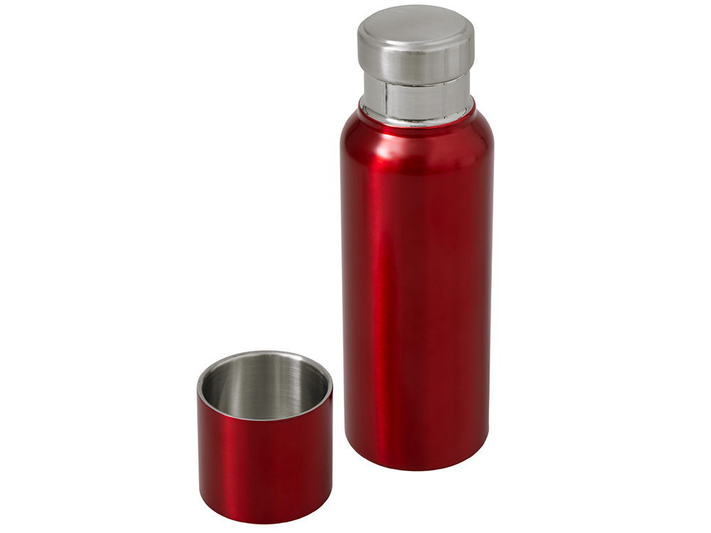 Вакуумный термос c магнитной крышкой Magne, 500 мл, красный-4