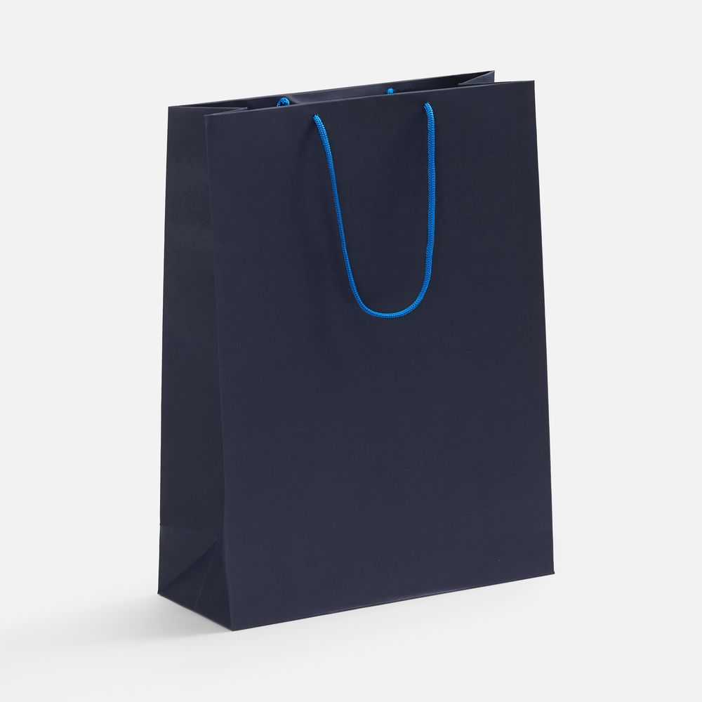 Пакет бумажный Porta XL, темно-синий-0