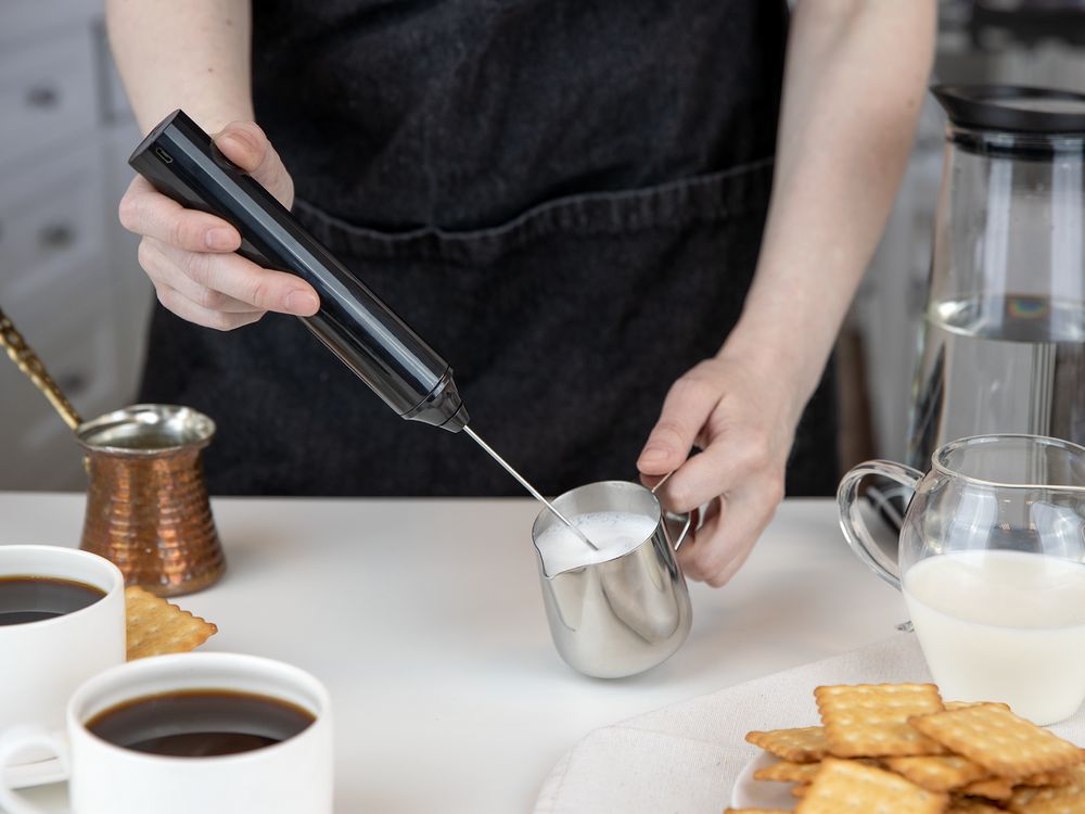 Беспроводной вспениватель молока Cuptavia, черный-3