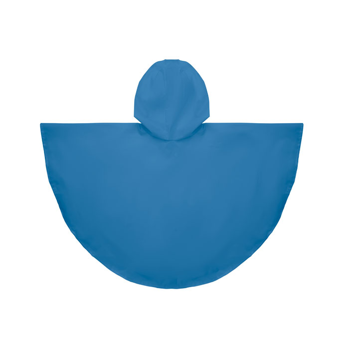 Дождевик с капюшоном, королевский синий-1