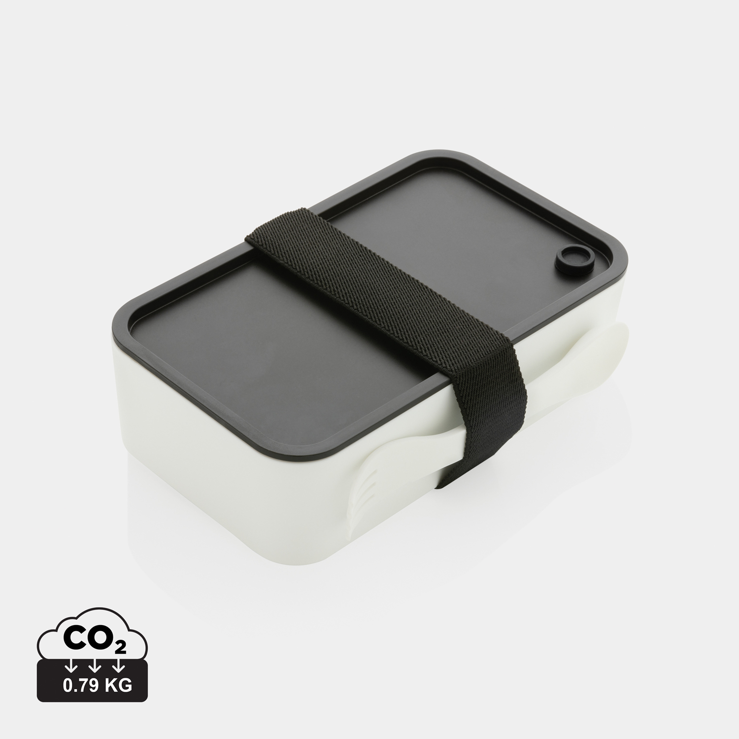 Ланч-бокс из переработанного полипропилена со столовым прибором (стандарт GRS)-10