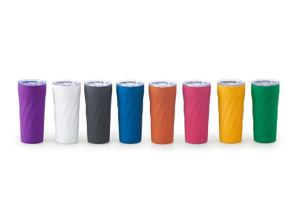 Подарочный набор FAMILY с термосом и термокружкой, красный-4