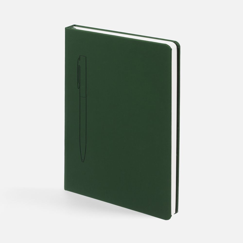 Ежедневник Magnet Shall, недатированный, зеленый-3